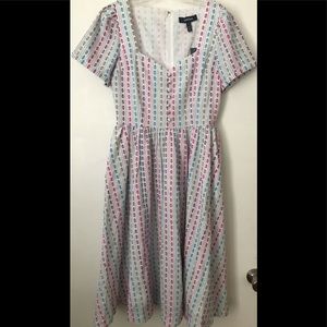 NWT ModCloth Sweetheart Tea Dress Size 6